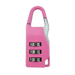1 PC.  resettable 3 digits Combination lock Travel Case
